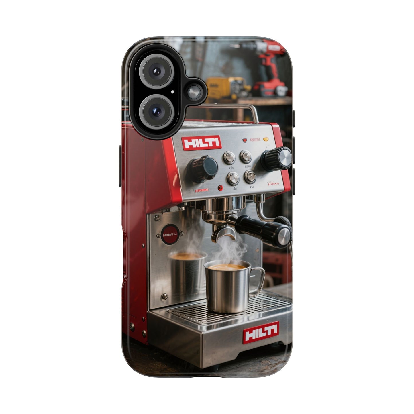 Industrial Hilti Coffee Machine Phone Case