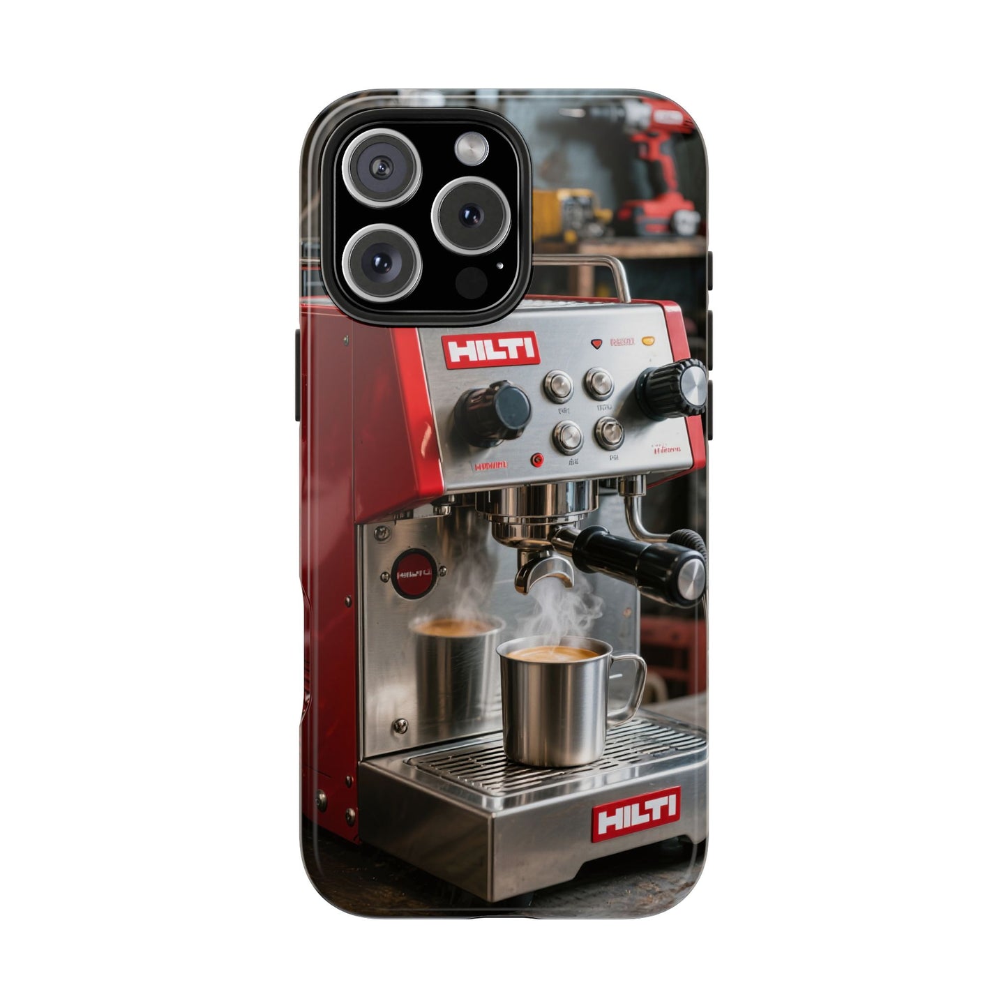Industrial Hilti Coffee Machine Phone Case