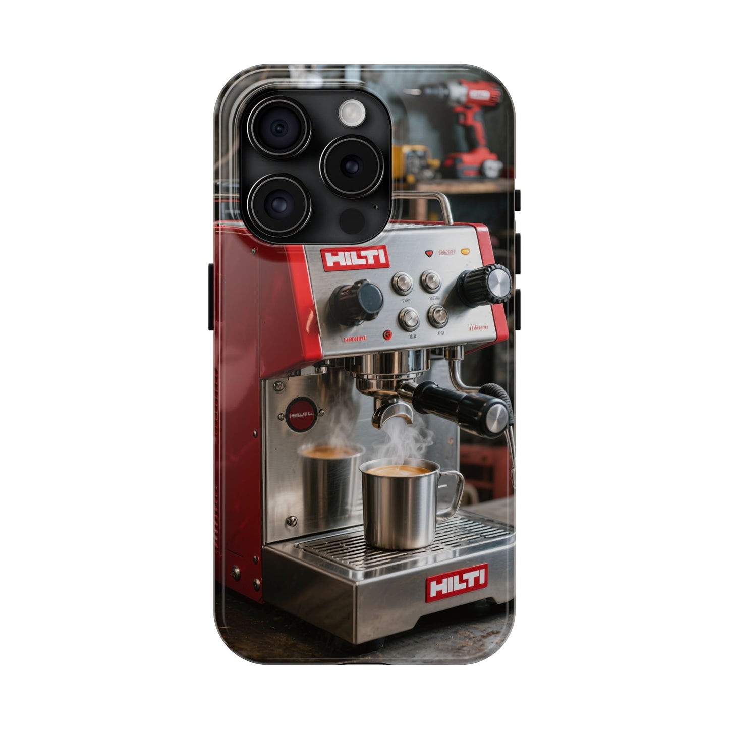 Industrial Hilti Coffee Machine Phone Case