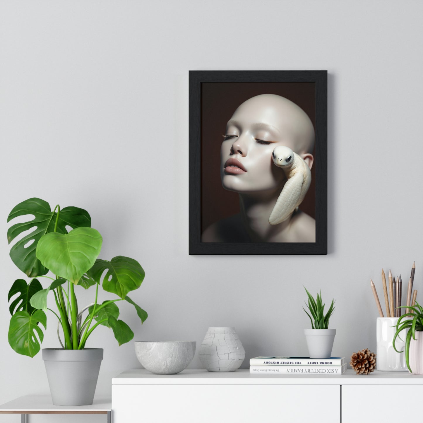 Framed Poster White Soul and the Turtle