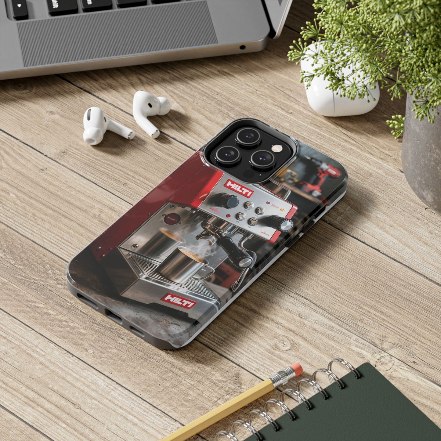 Industrial Hilti Coffee Machine Phone Case