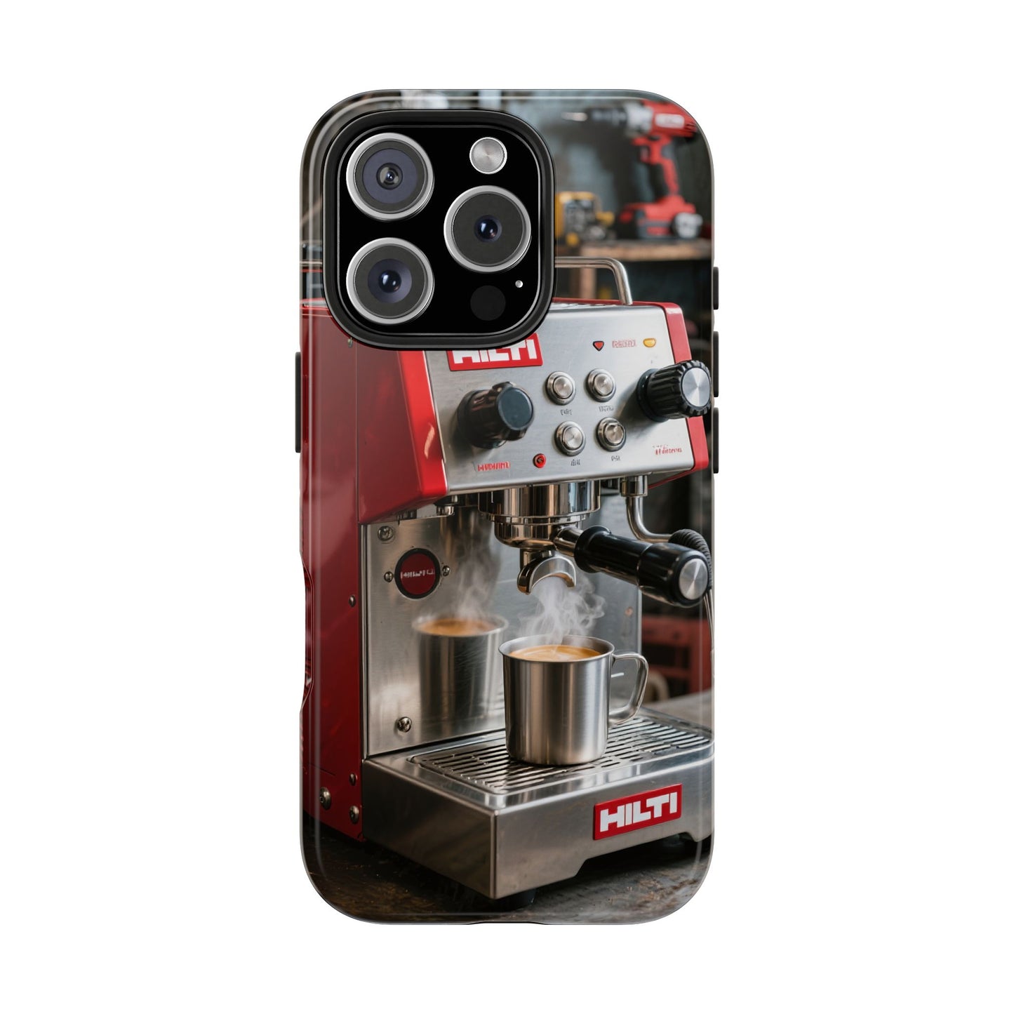 Industrial Hilti Coffee Machine Phone Case