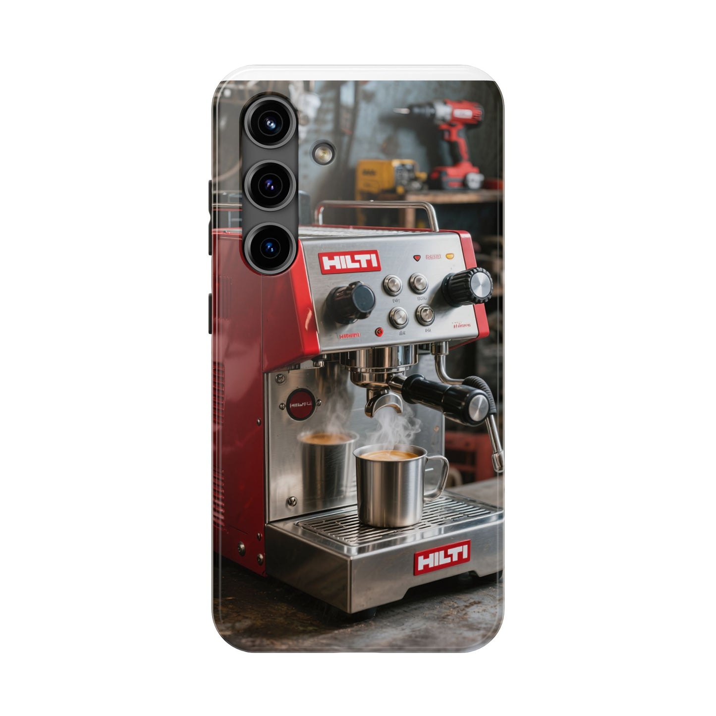 Industrial Hilti Coffee Machine Phone Case