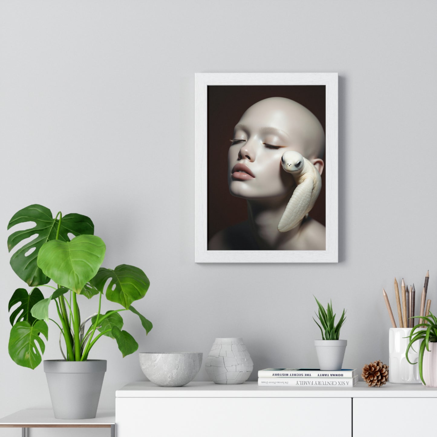 Framed Poster White Soul and the Turtle
