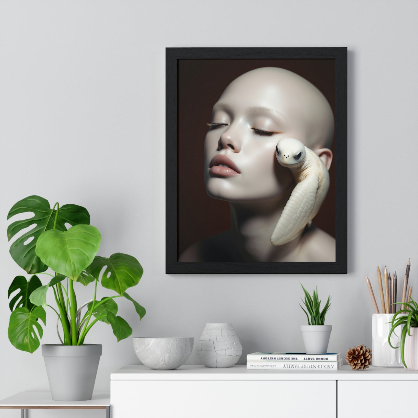 Framed Poster White Soul and the Turtle