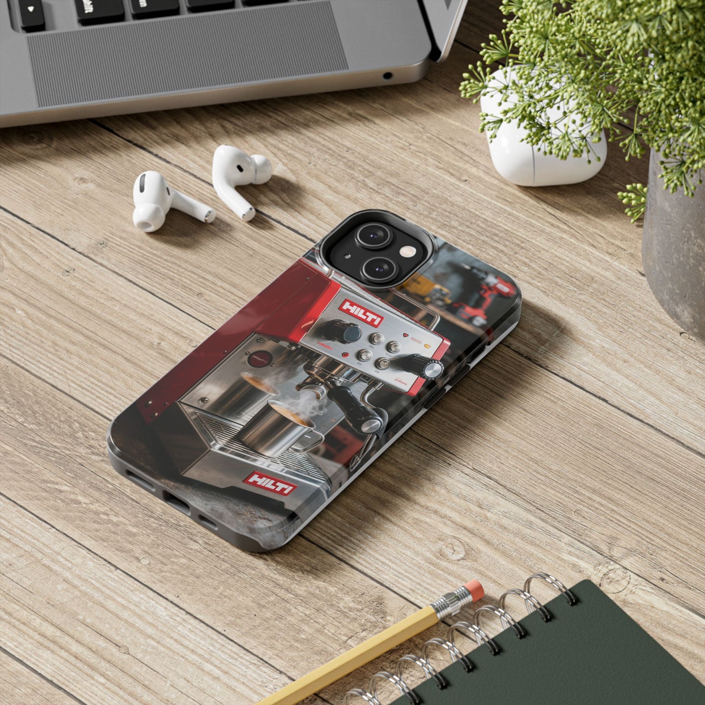 Industrial Hilti Coffee Machine Phone Case