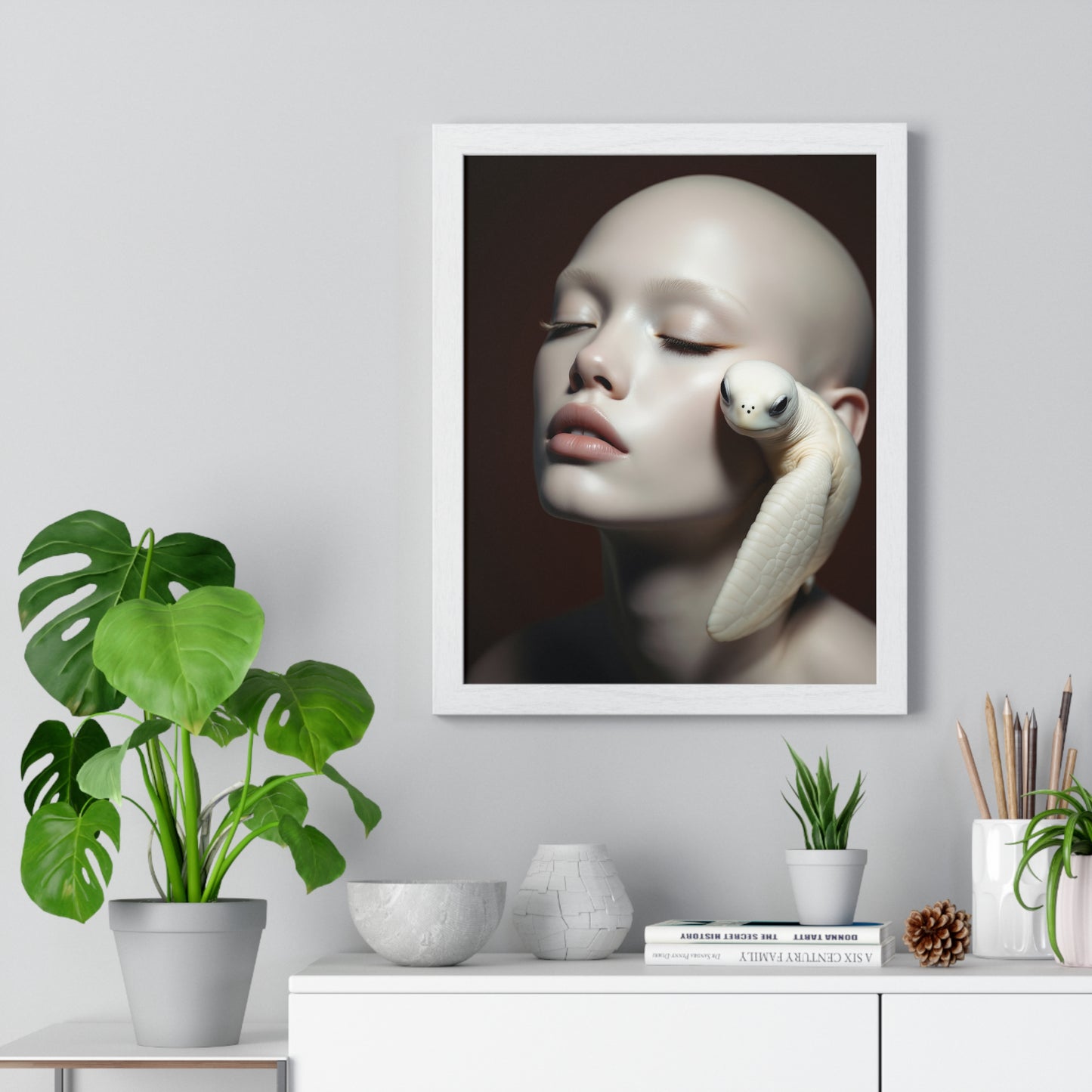 Framed Poster White Soul and the Turtle