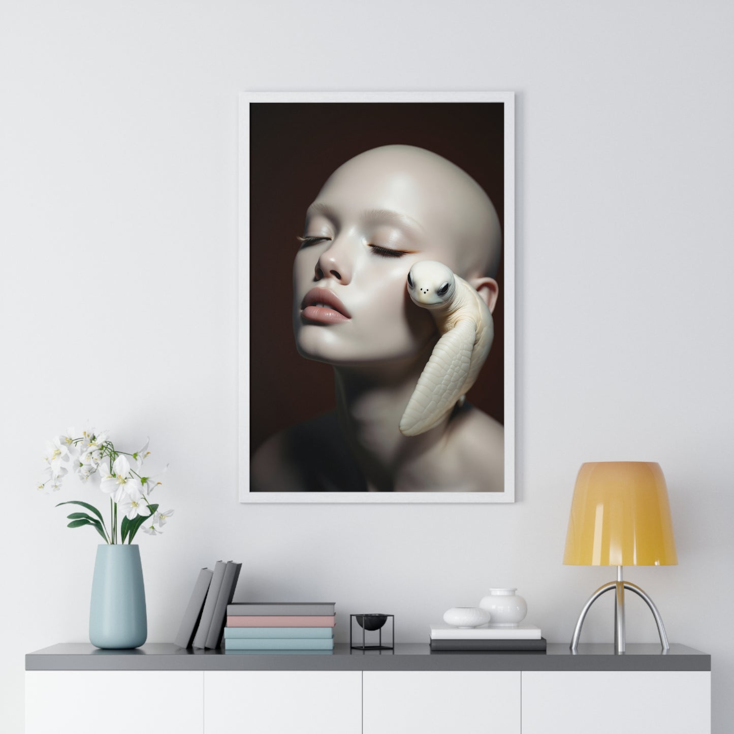 Framed Poster White Soul and the Turtle