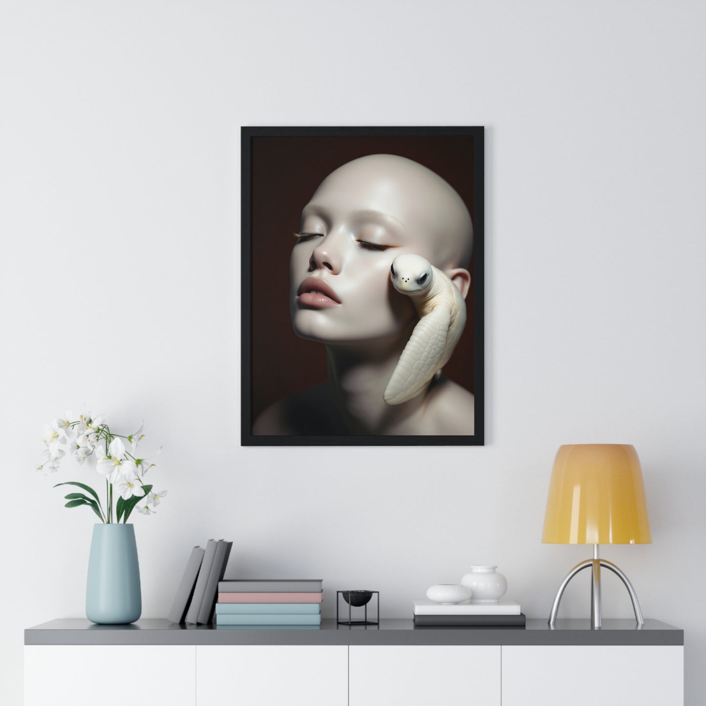 Framed Poster White Soul and the Turtle