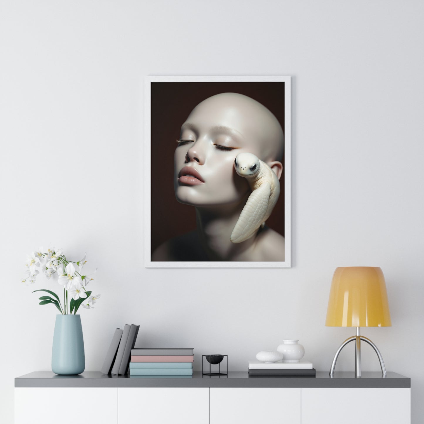 Framed Poster White Soul and the Turtle