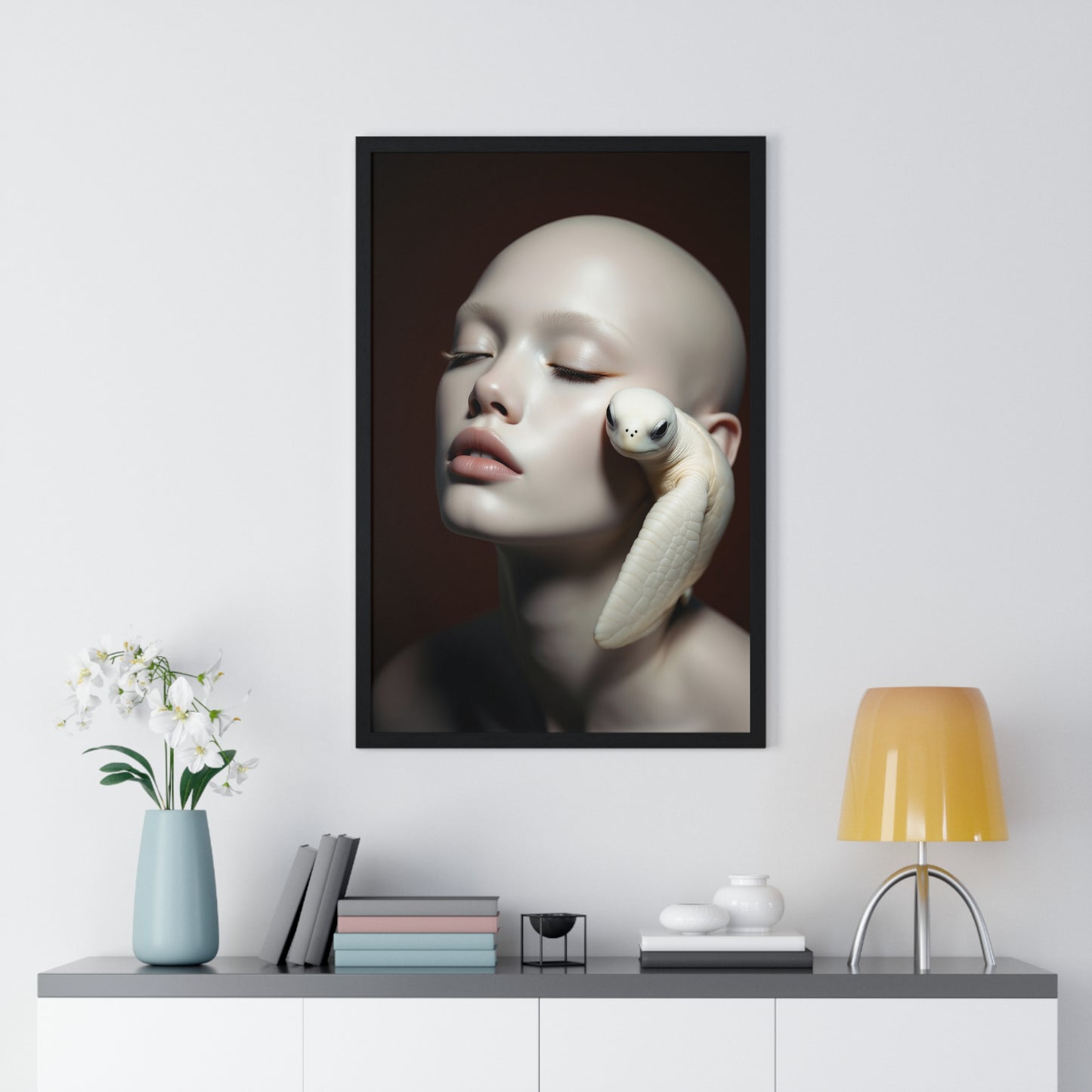 Framed Poster White Soul and the Turtle
