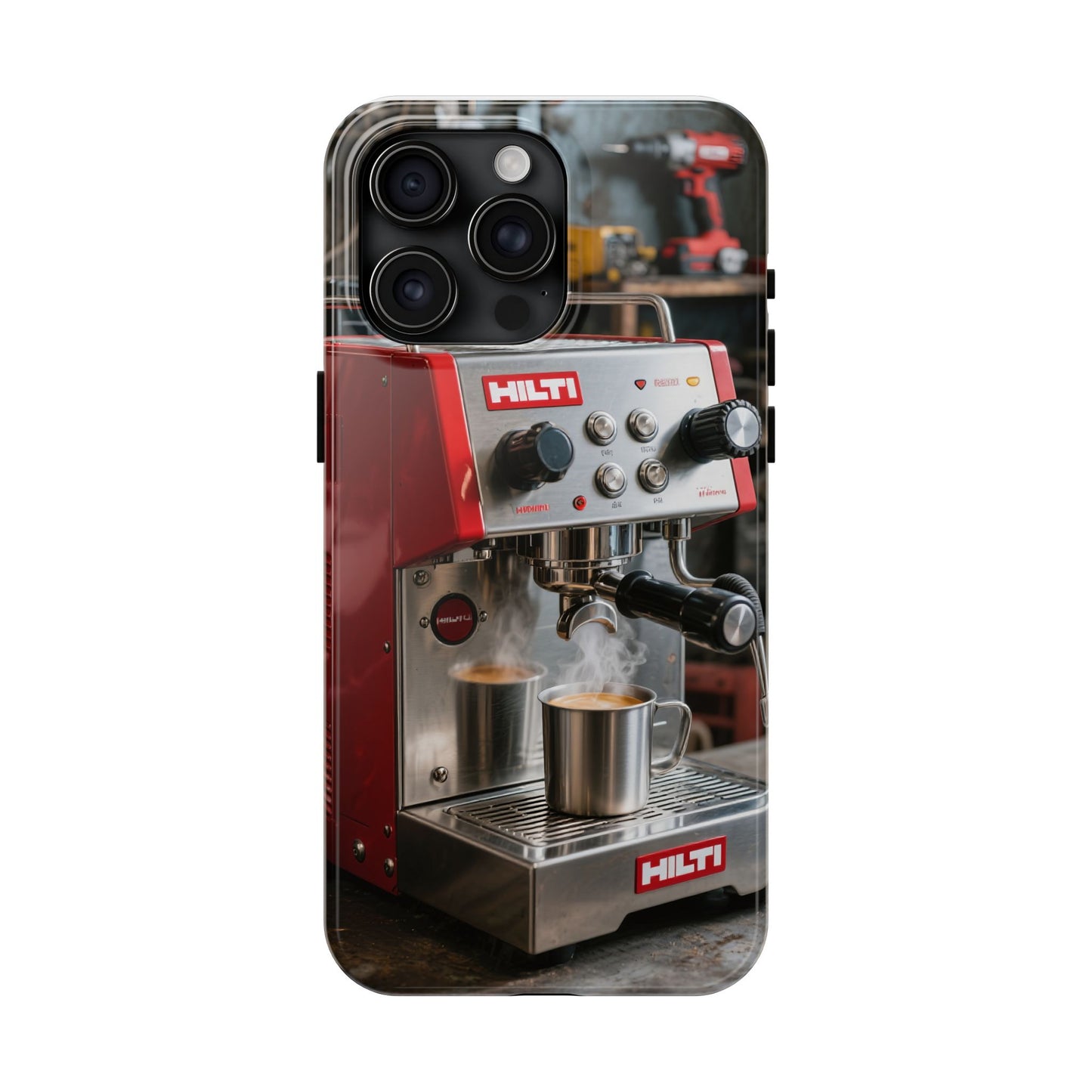 Industrial Hilti Coffee Machine Phone Case