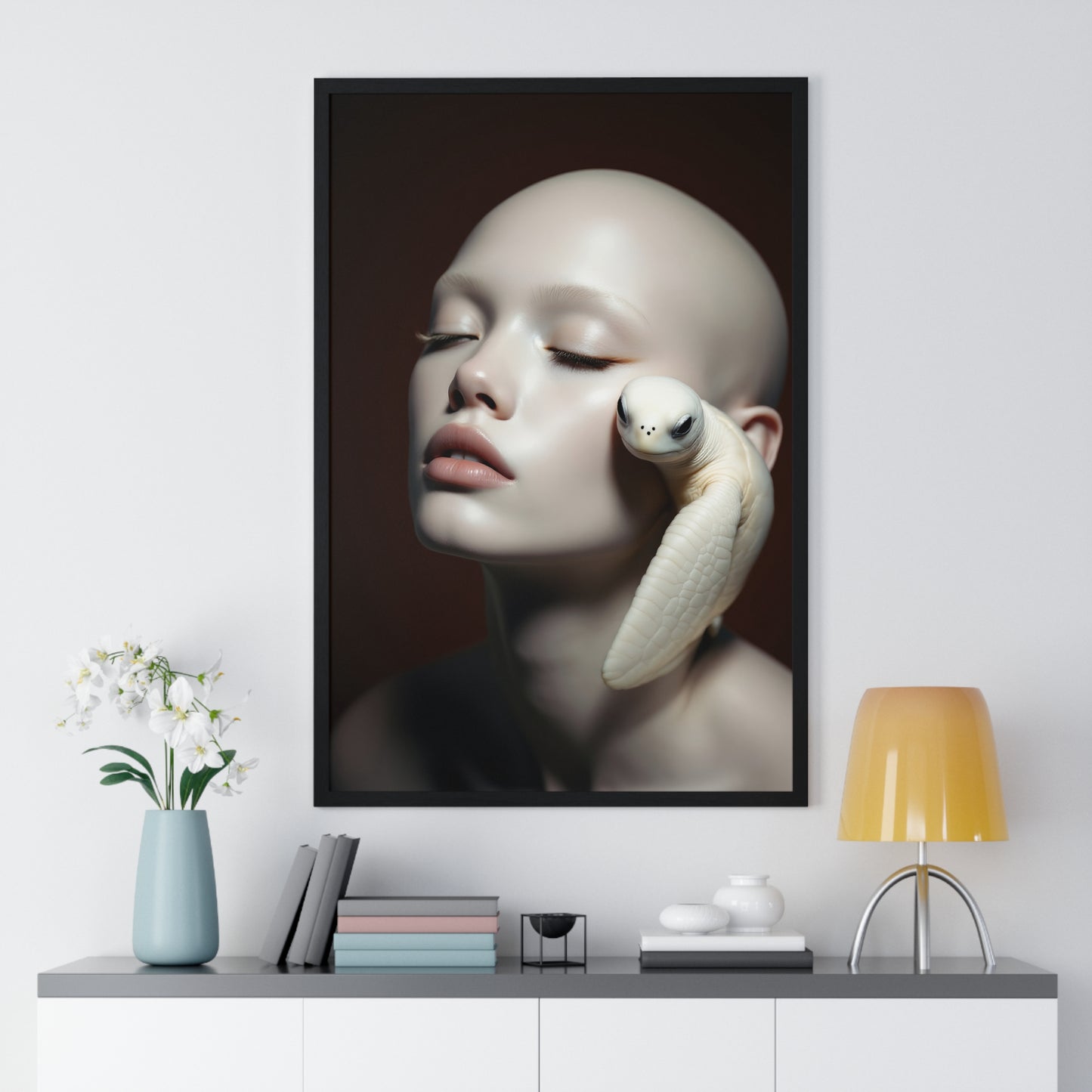 Framed Poster White Soul and the Turtle